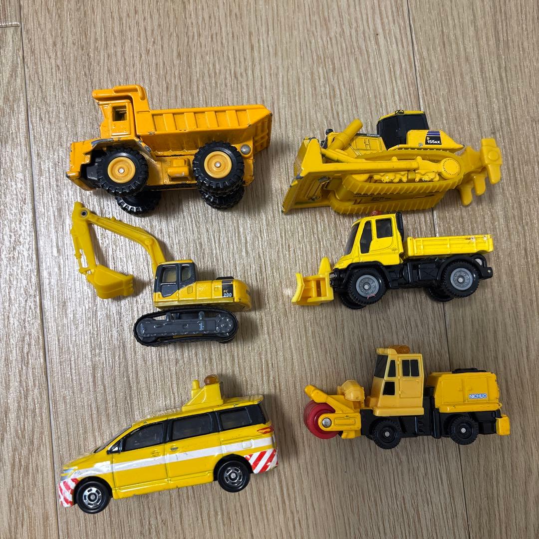 建設車両 ミニカーセット 6台 - メルカリ