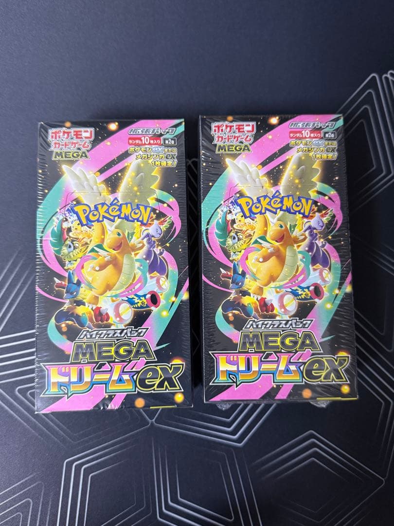 新品未開封シュリンク付きポケモンカード MEGAドリームex 2BOX - メルカリ