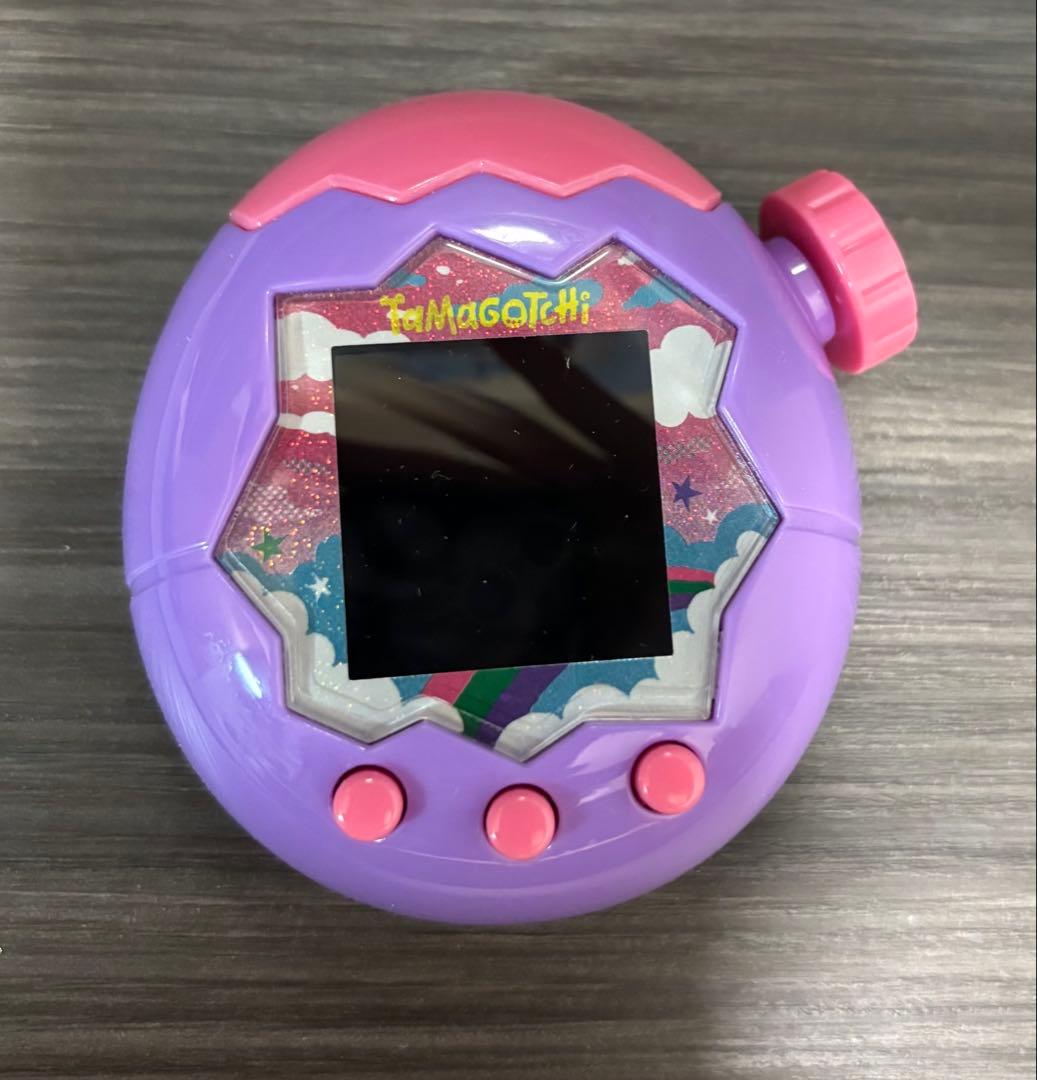 美品】たまごっちパラダイス Purple Sky 早期購入特典・ストラップ付き