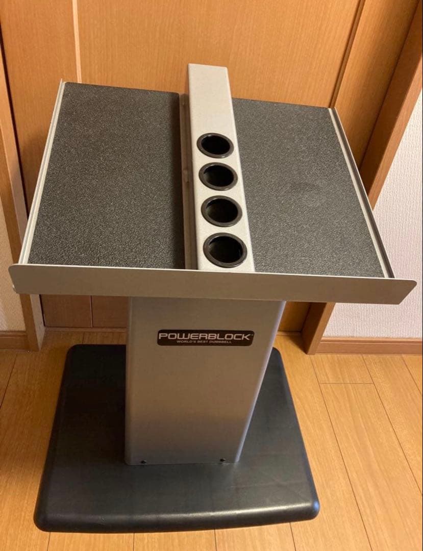 POWERBLOCK ダンベルスタンド シルバー/ブラック