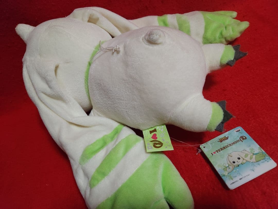 デジモン　l LOVE TERRIERMON　ぬいぐるみ　テリアモン