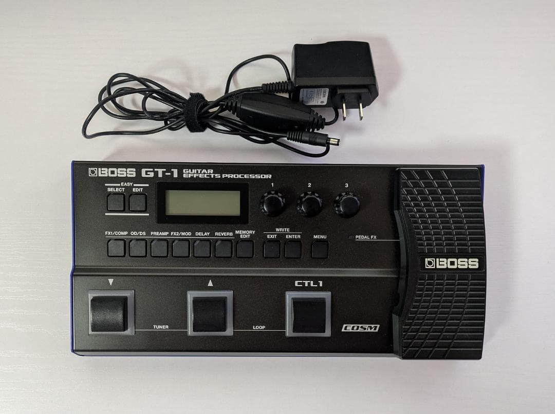 ギターエフェクター BOSS GT-1 純正アダプタ付き 中古