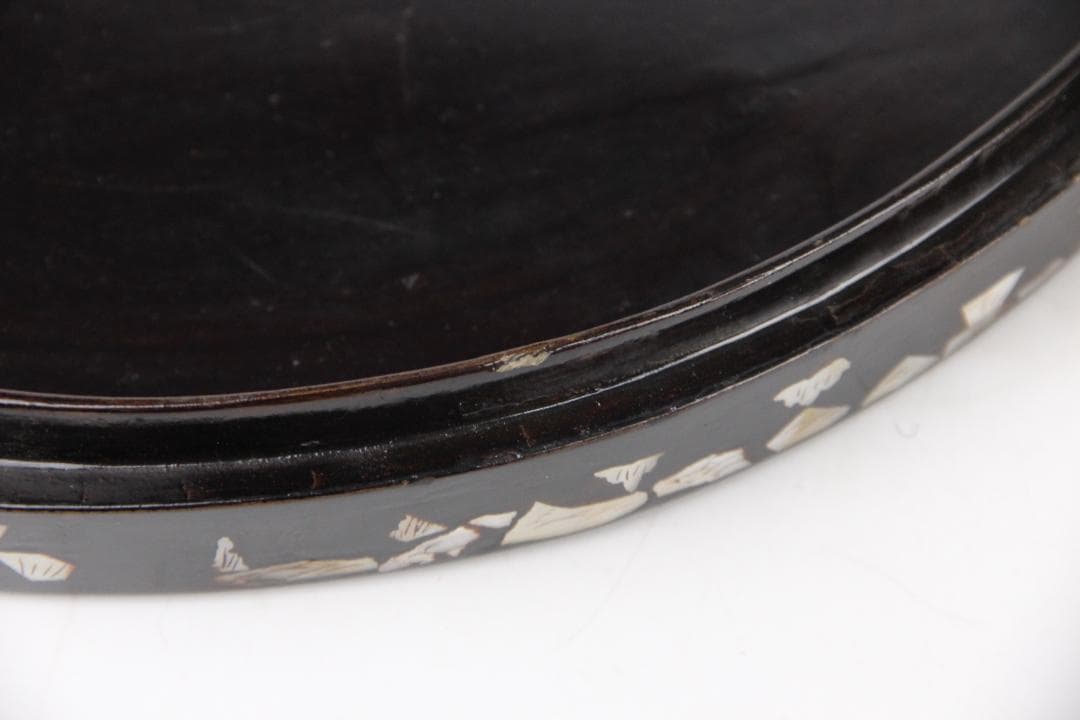 李朝 古朝鮮 朝鮮美術 李朝 螺鈿細工 嵌木造 蓋物 蓋物 EY11-11 - メルカリ