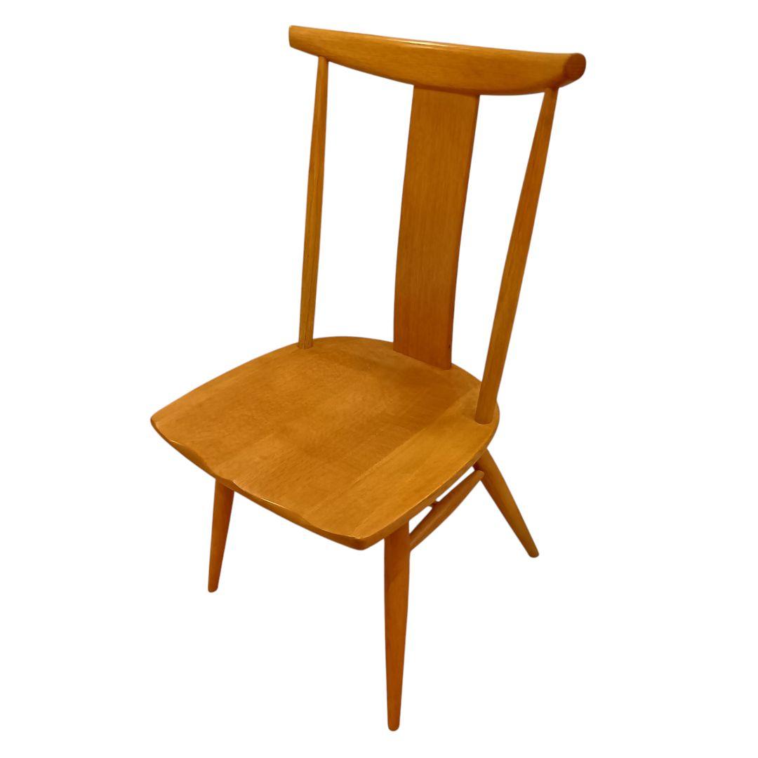 リカ！！柏木工　KASHIWA カウホーンチェア　LC11 楢無垢材