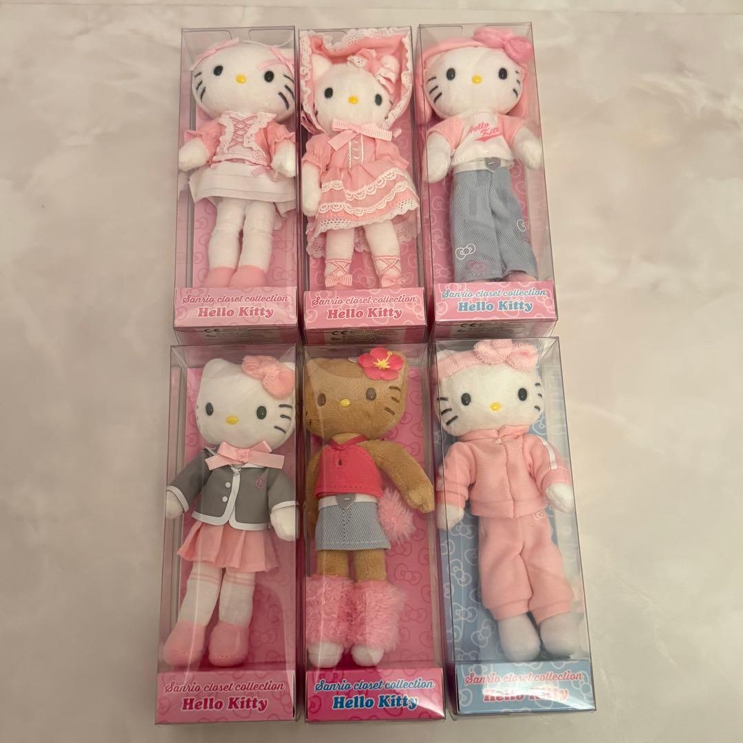 ハローキティ　マスコットホルダー　クローゼットコレクション