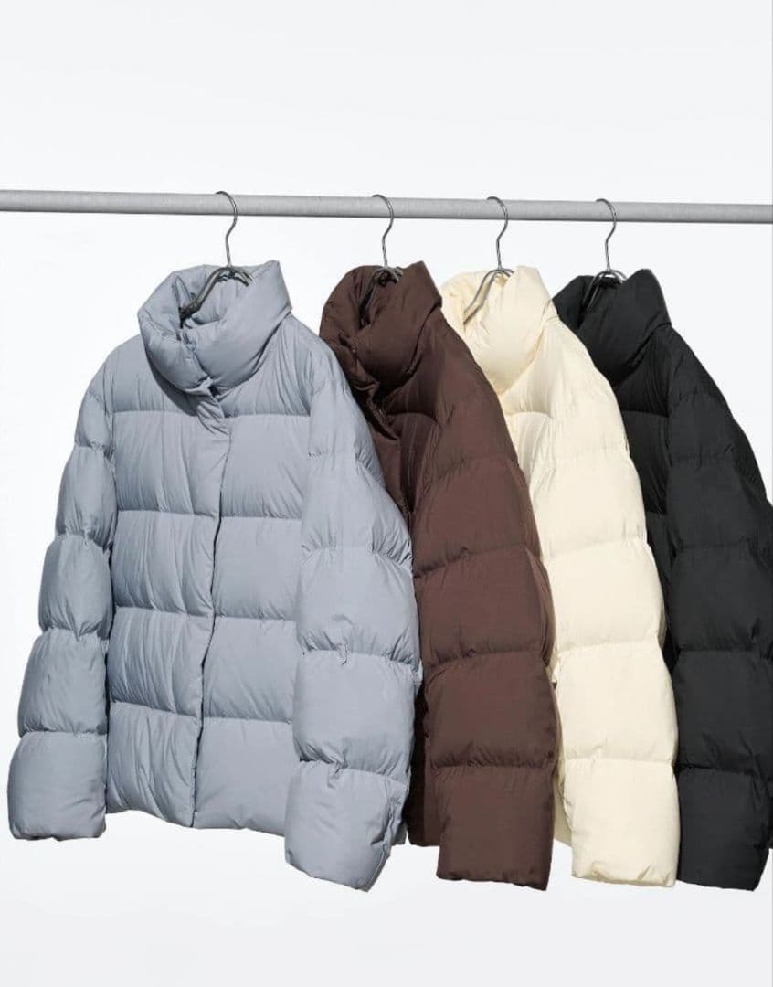 ユニクロパウダーソフトダウンジャケットブルーXL タグ付き新品未