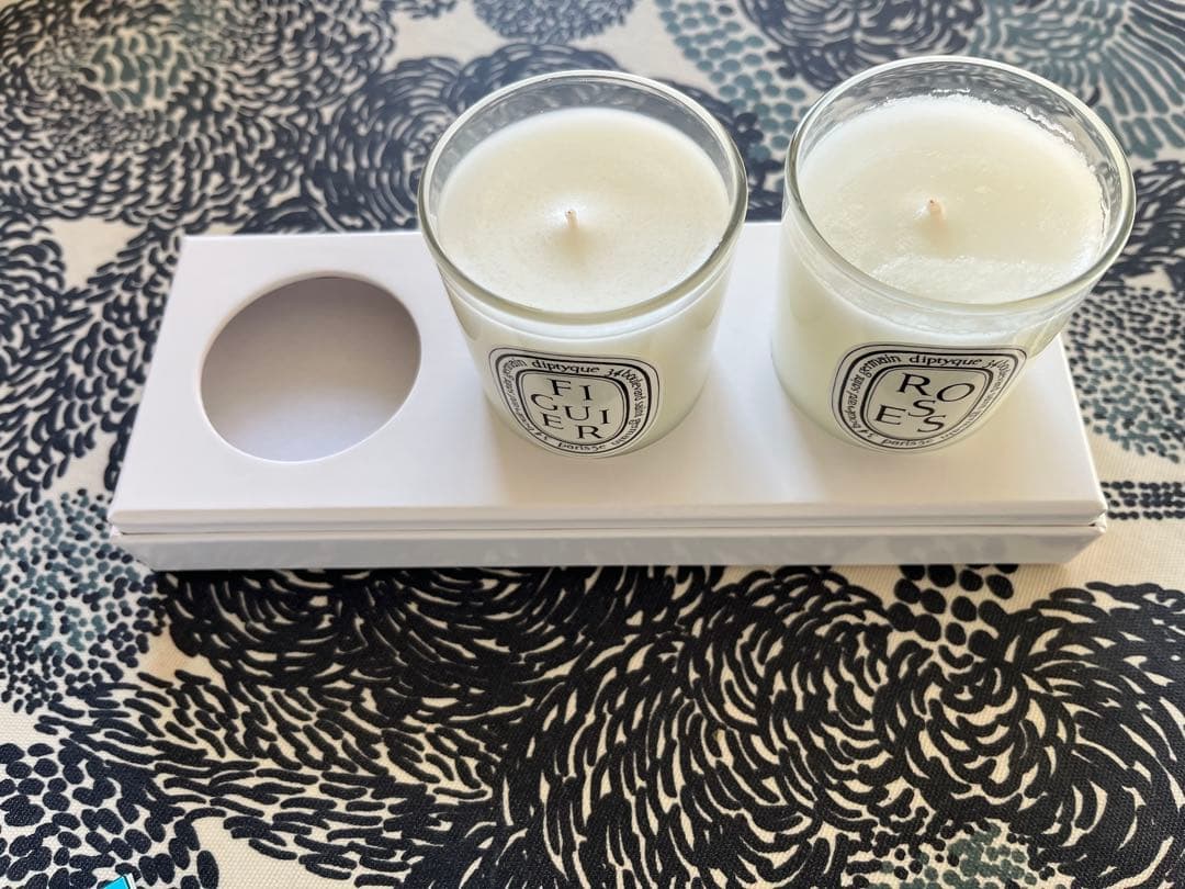 Diptyque フィギエ＆ローズ キャンドルセット