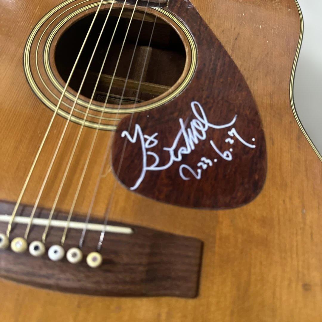 希少⭐︎竹原ピストル サイン入り YAMAHA FG200 アコースティック