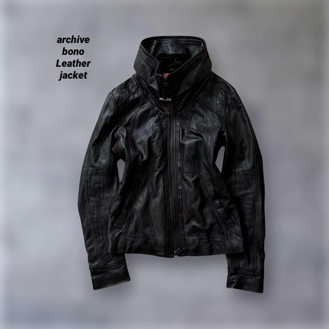 ジャケット・アウター archive Leather bono type jacket y2k