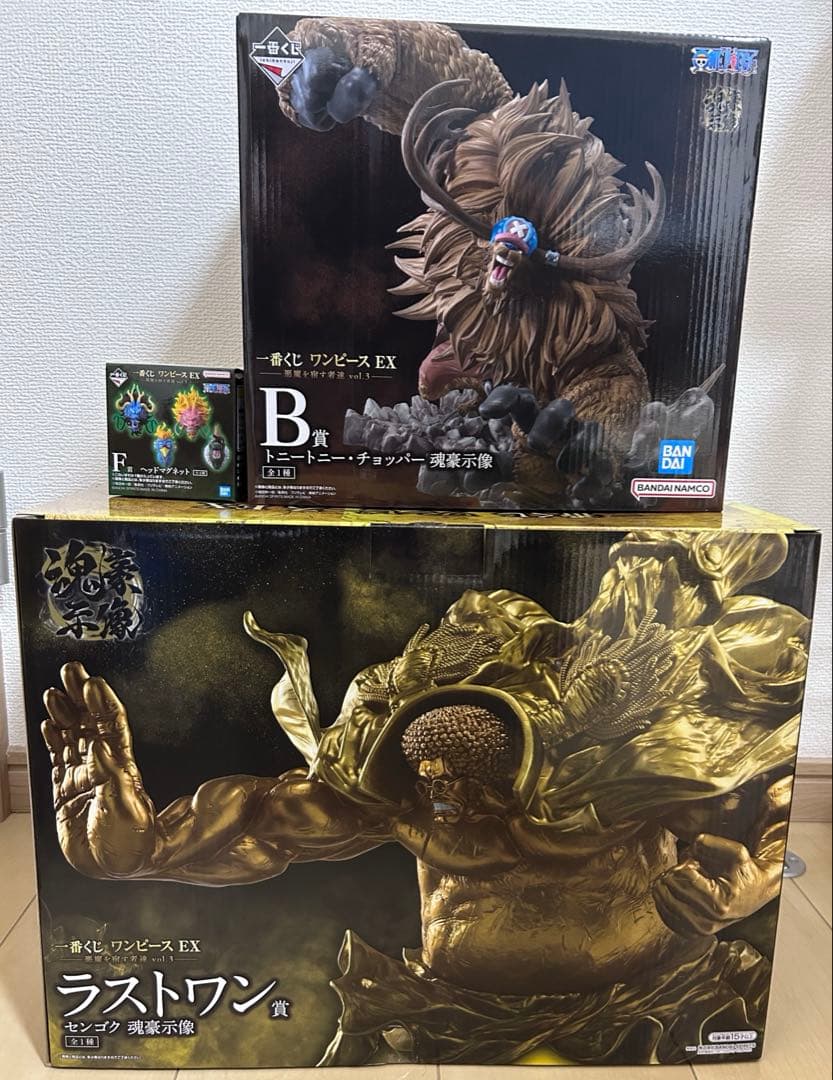 ワンピース　一番くじ　悪魔を宿す者達　魂豪示像　B、ラストワン賞　他まとめ売り