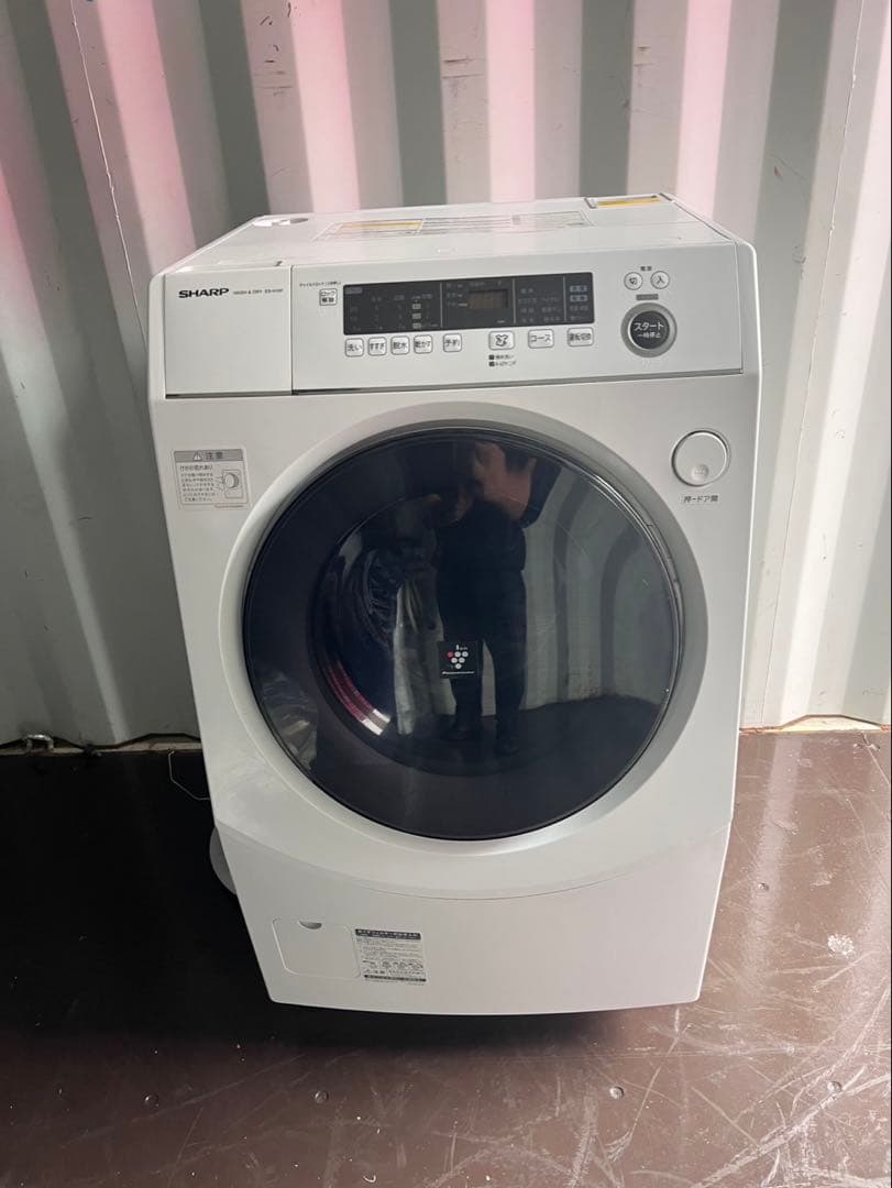 SHARP ドラム式洗濯機 ES-H10F-WL 2022年製