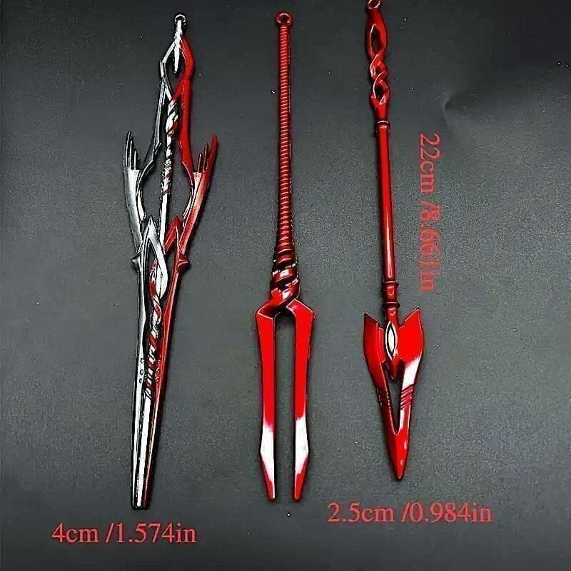 金属製 ミニ メタル 武器 eva 大(約22cm） 3本セット at132 - メルカリ