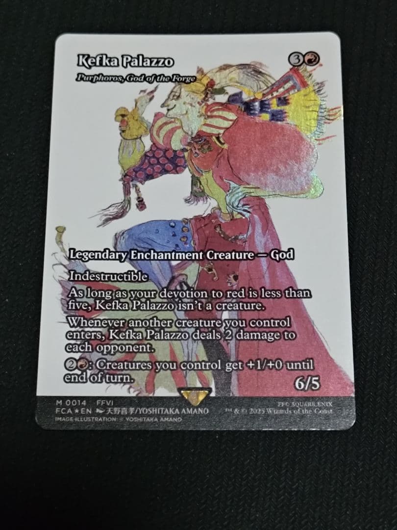 MTG　ケフカ・パラッツォ/鍛冶の神、パーフォロス　英語　FOIL　1枚