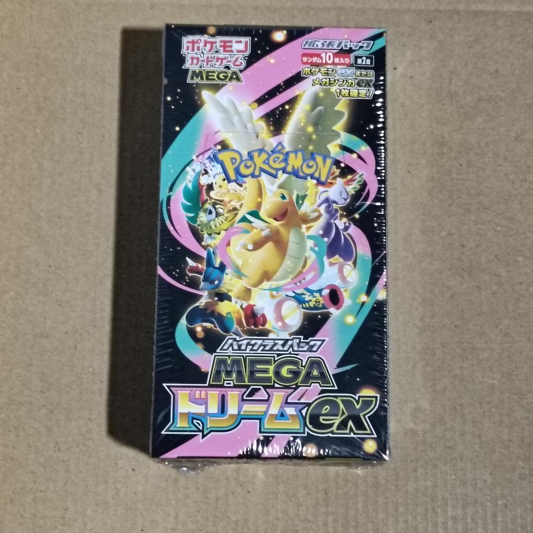 ポケモンカード シュリンク付き MEGAドリームex 1BOX