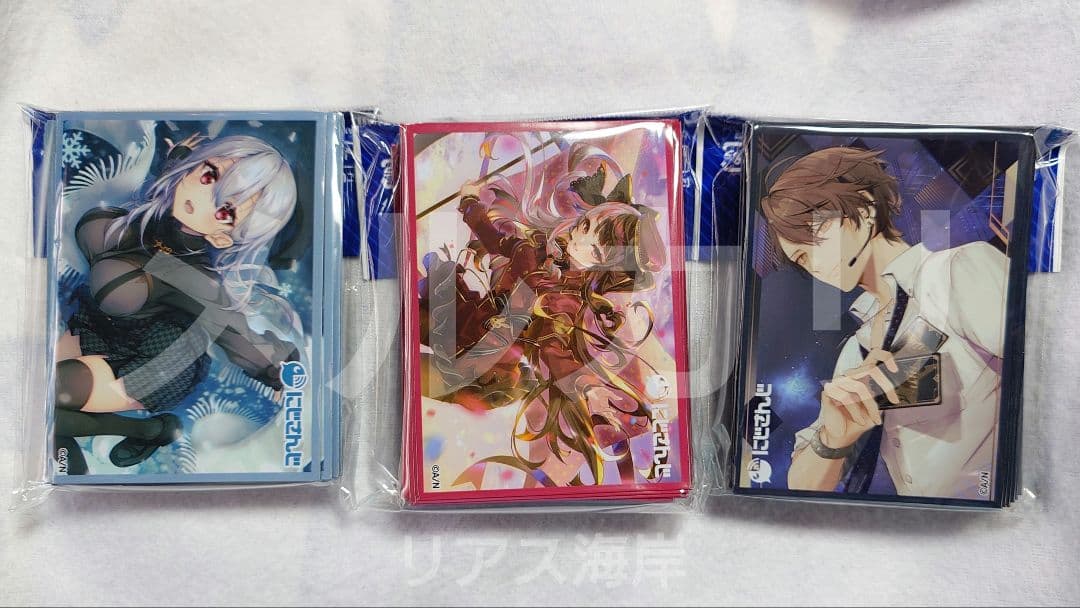 にじさんじ ラバーマットグッズ カードスリーブ SMC組3点セット SMC組 6th Anniversary】カードスリーブ｜にじさんじオフィシャルストア