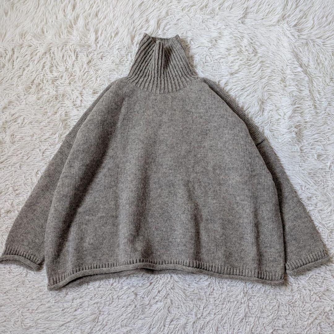《新品》utilite/ユティリテ　ペルーハイランドウールタートルネックニット