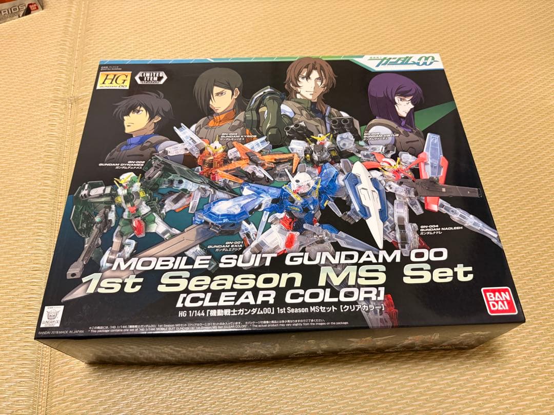 HG 1/144 ガンダム00 1st Season MS Set クリアカラー