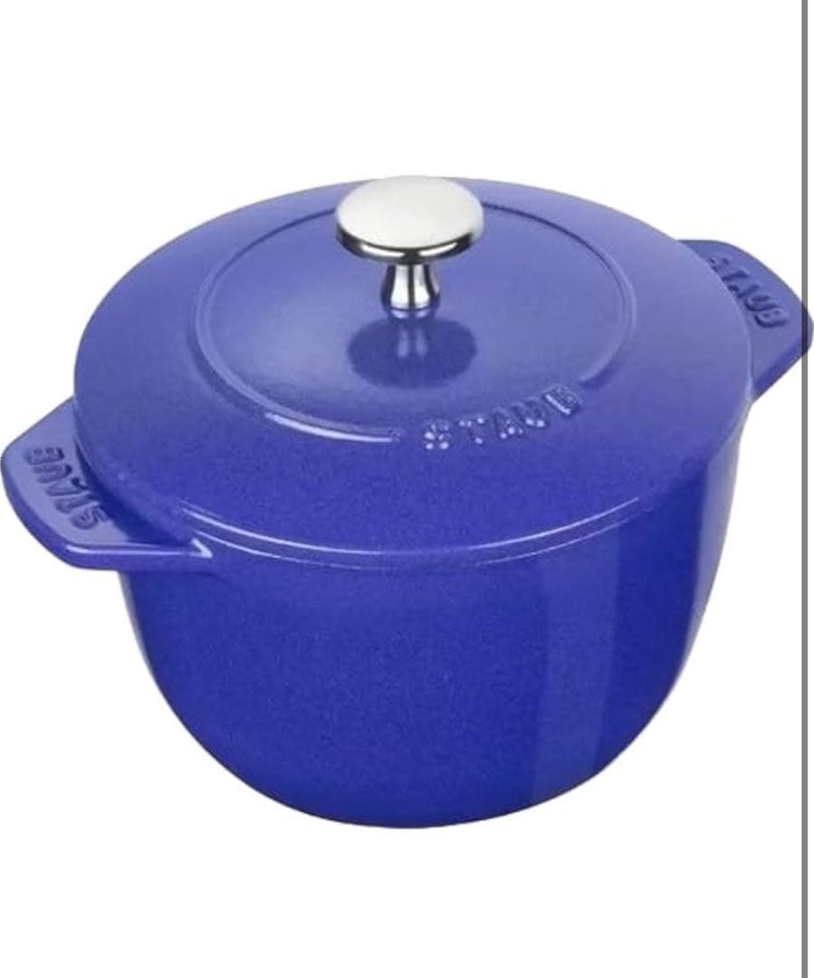 ストウブ ラ・ココット de GOHAN 20cm ブルー