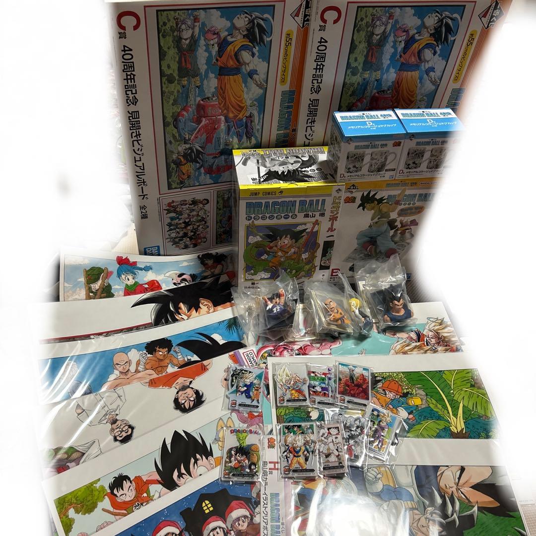 一番くじ ドラゴンボール 40周年 a b フィギュア　ポスター　セット
