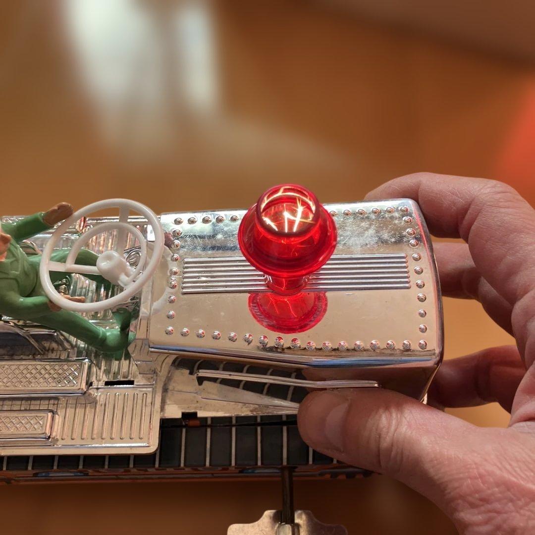 当時物ブリキ、ヨネザワシルバーブルドーザー発火式完動超美品 - メルカリ