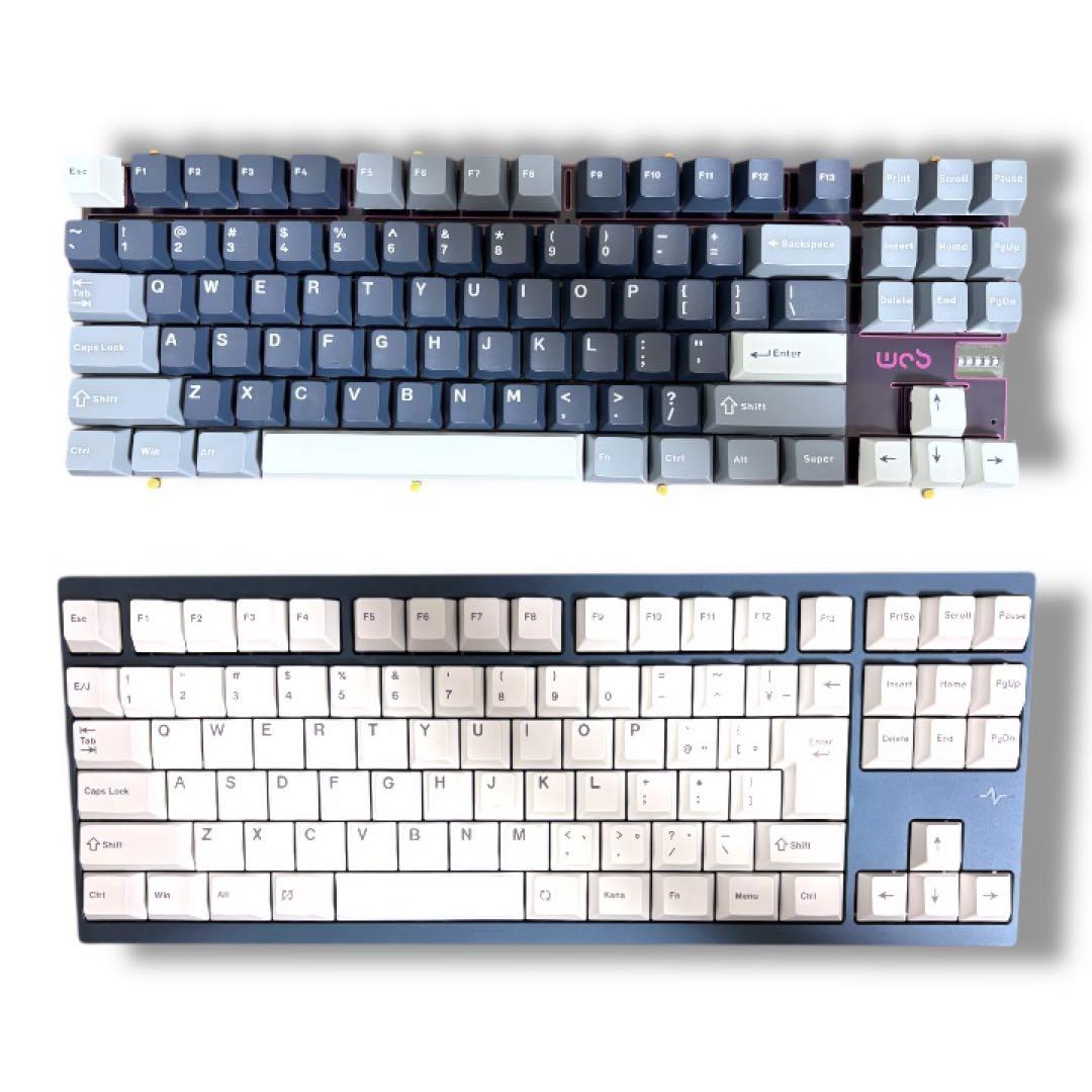 【日本語配列キット付き】WOBKEY Crush 80 Pro Navy