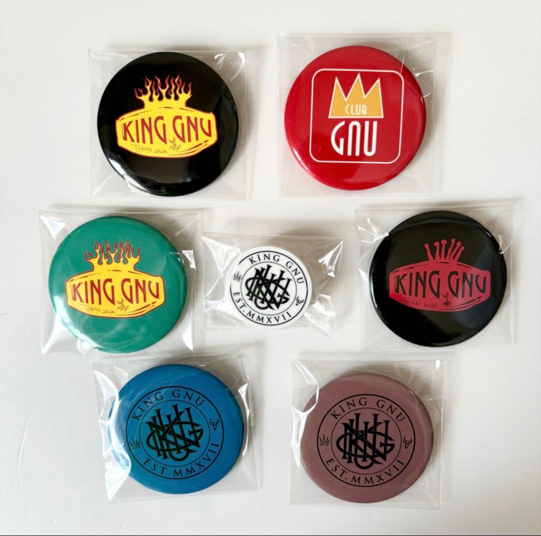 く*み様 King Gnu キングヌー ファンクラブ限定ガチャ 缶バッジ ピンバ