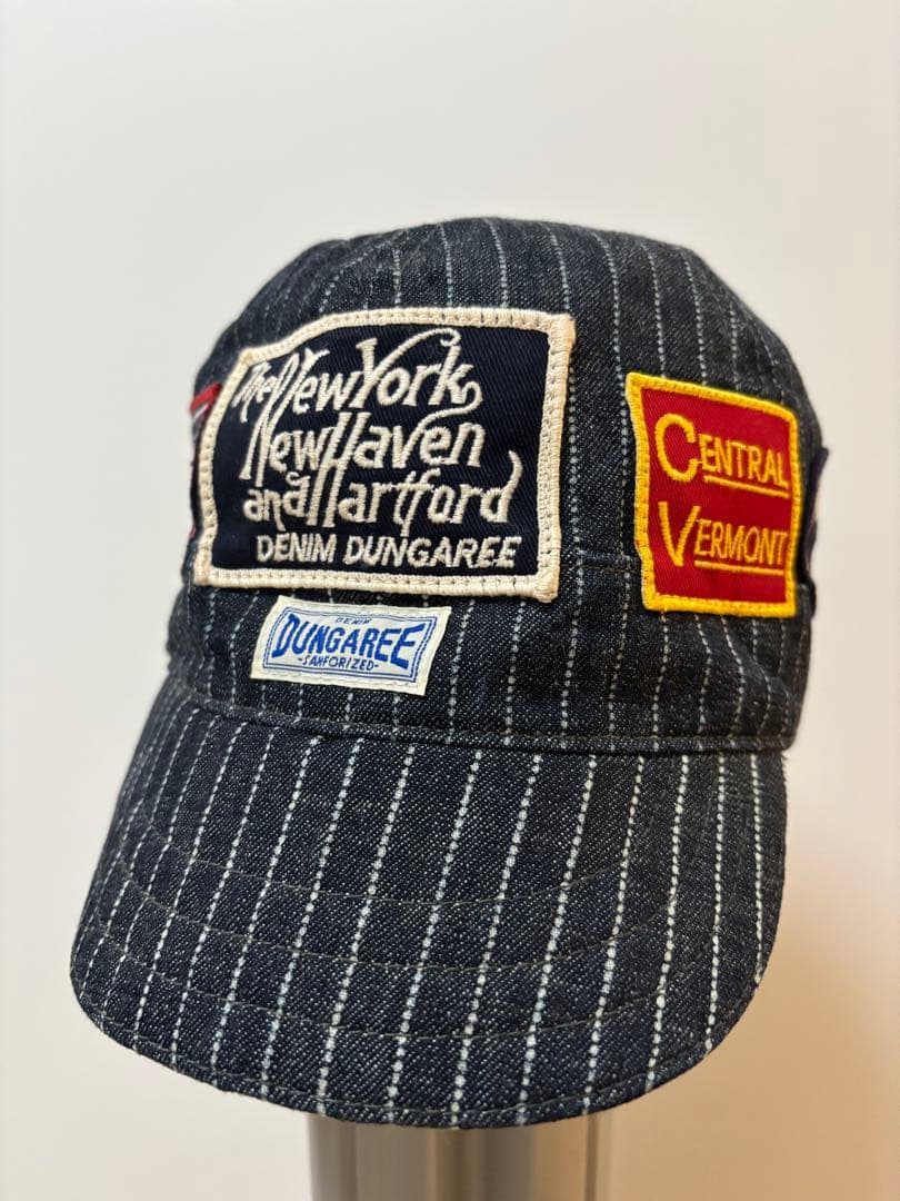 DENIM DUNGAREE ワッペン　パッチ　デニム キャップ　サイズ52