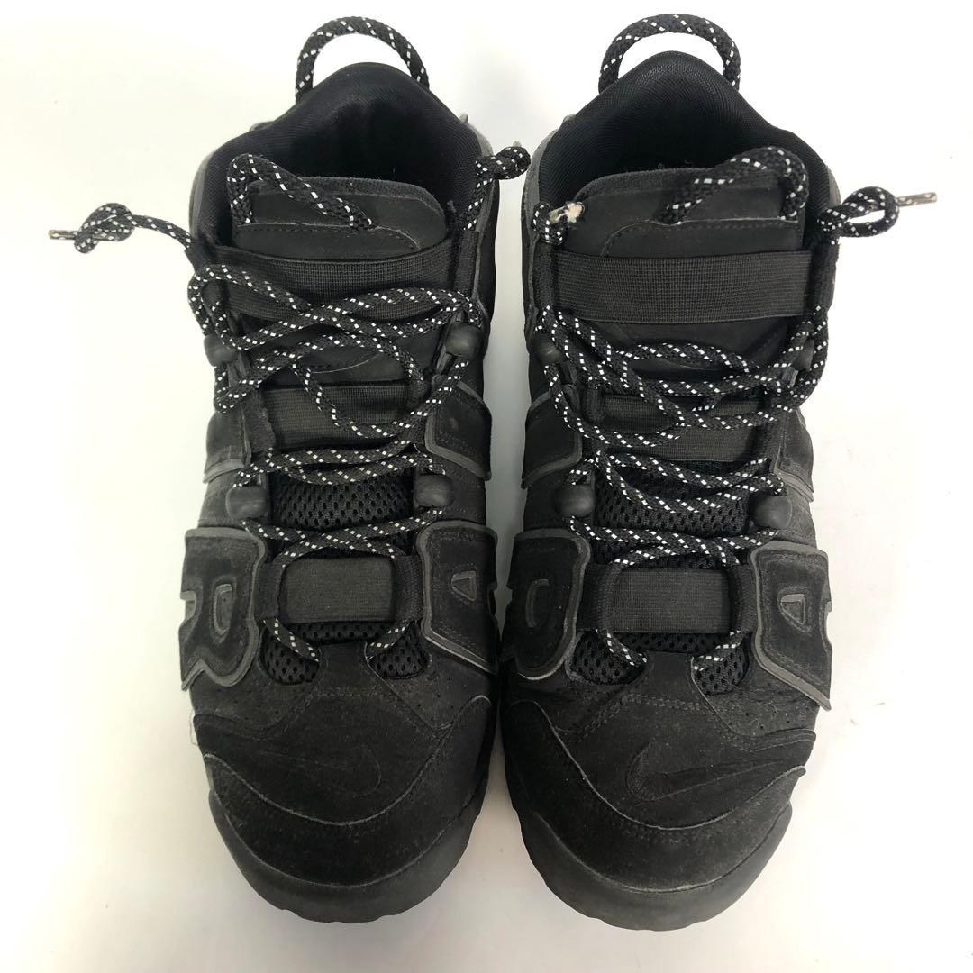 ナイキ スニーカー AIR MORE UPTEMPO BLACK 27.5cm