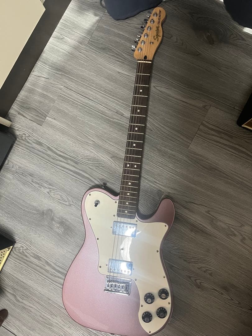 スクワイヤー テレキャスターデラックス バーガンディー