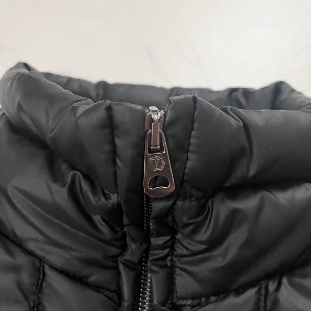 大きいサイズ マックスマーラ ロングダウンコート ベルト 黒 ダブル