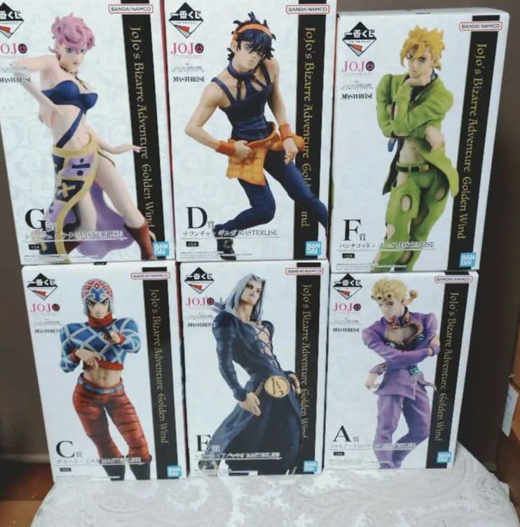 一番くじ ジョジョの奇妙な冒険 5部 黄金の風 GOLDEN WIND セット