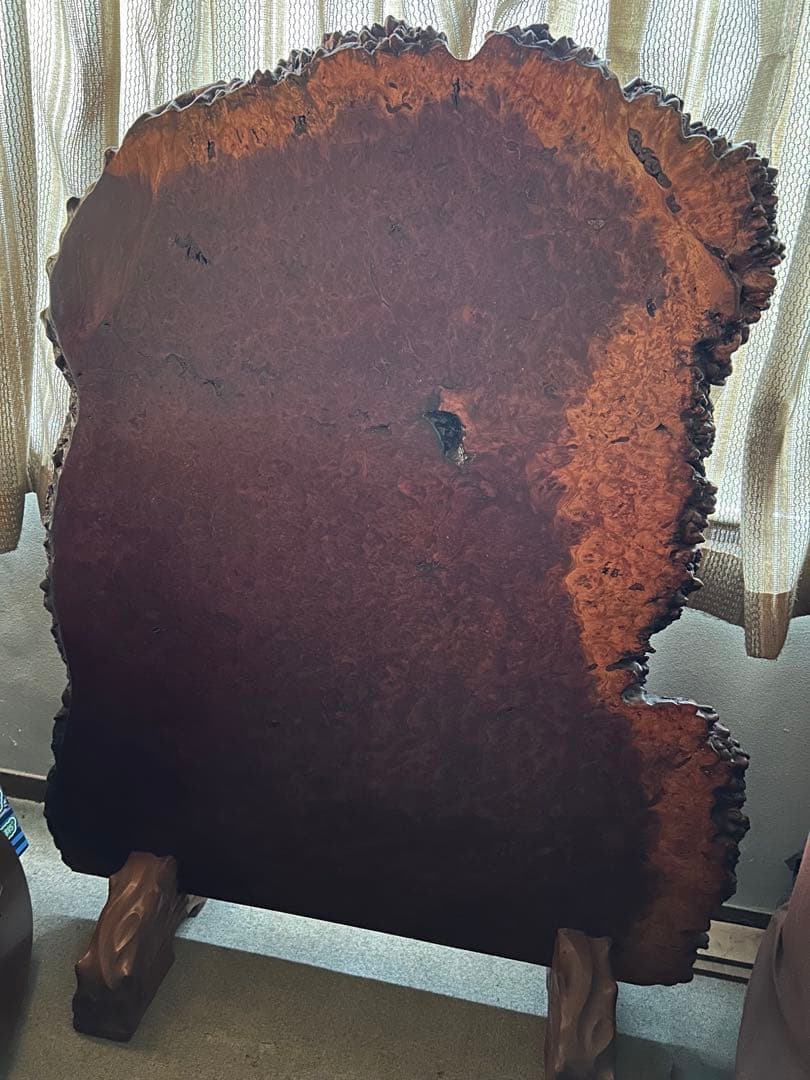 【yamamoto】希少 瘤杢一枚板｜約130×100×厚7cm