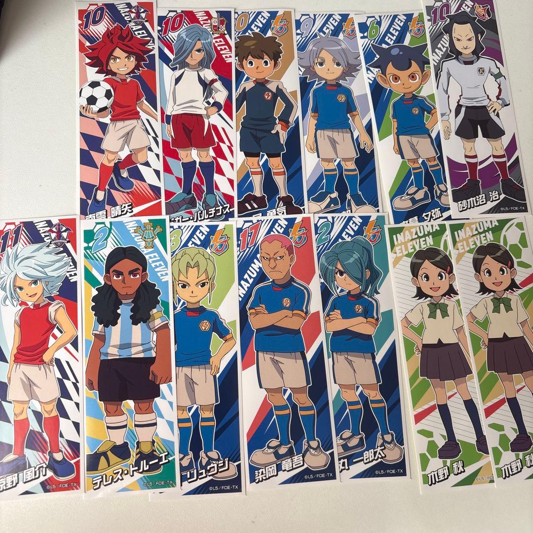 イナズマイレブン ロングステッカー 13枚 - メルカリ