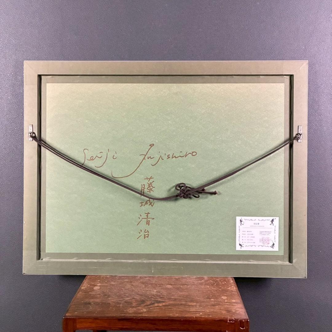 美品 藤城清治「こびとの楽園」レフグラフ 直筆サイン保証書有 影絵