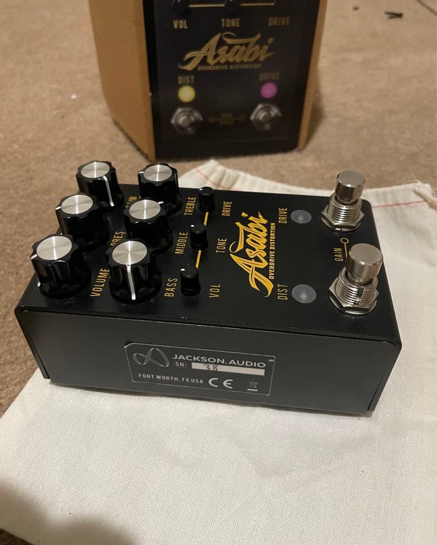 Jackson Audio Asabi オーバードライブ・ディストーション