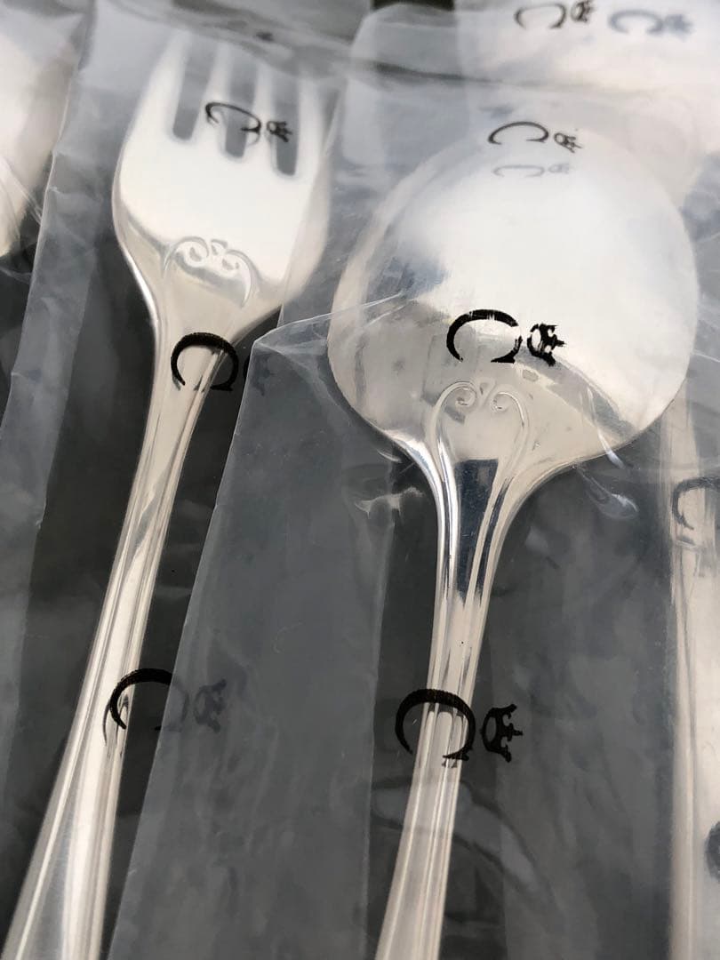 未使用 Versailles カトラリー 14本 シルバープレート C/王冠刻印