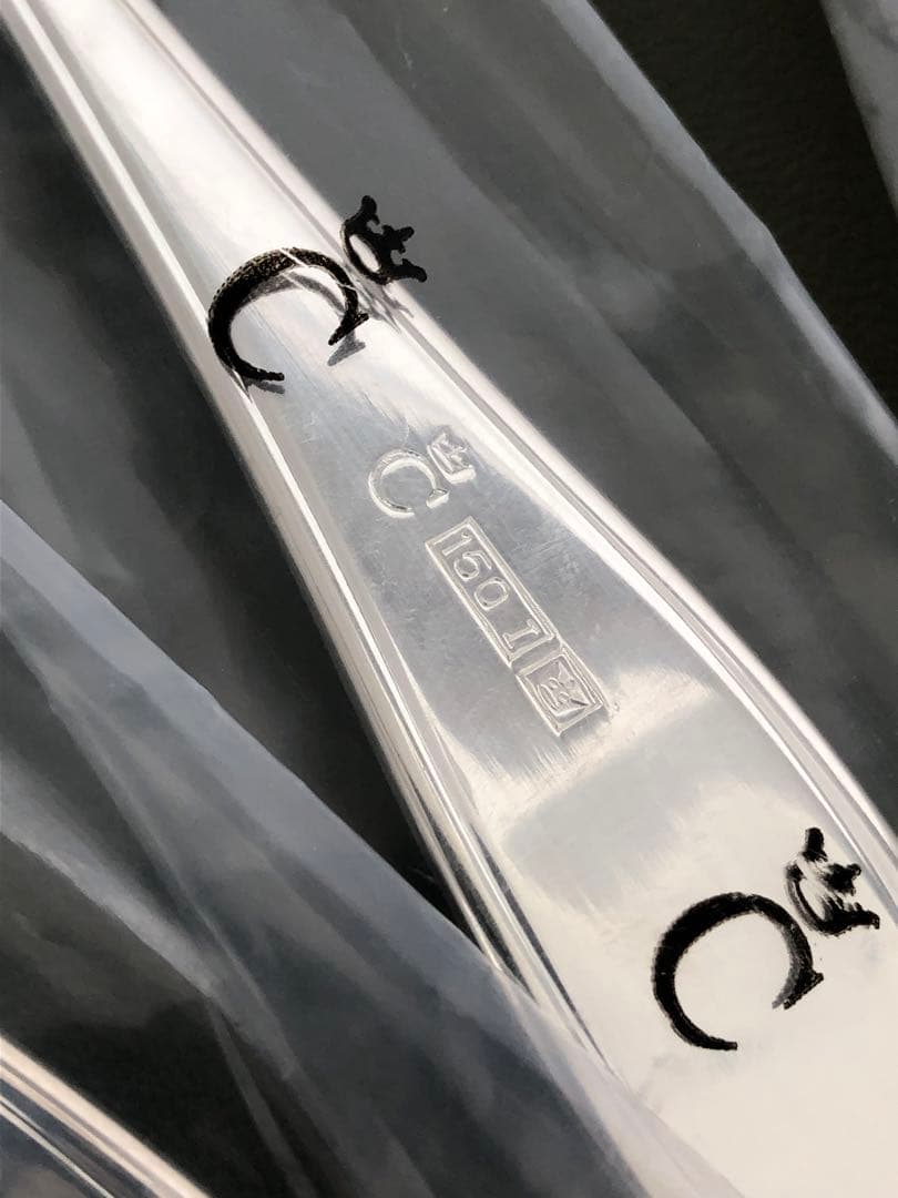 未使用 Versailles カトラリー 14本 シルバープレート C/王冠刻印