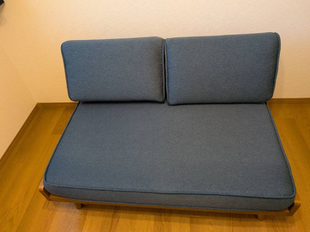 ソファ 2シーター unico ALBERO ウォールナット ブルー