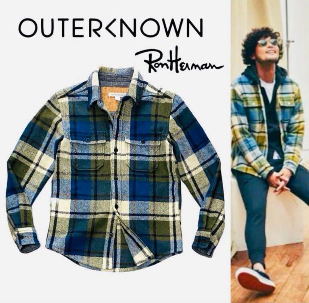 OUTERKNOWN ブランケットシャツ
