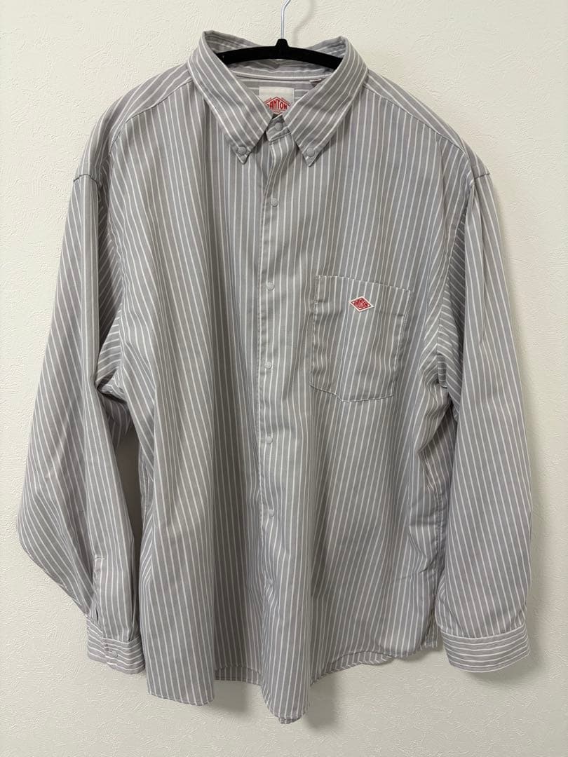 DANTON OXFORD B.D SHIRT 44 グレー