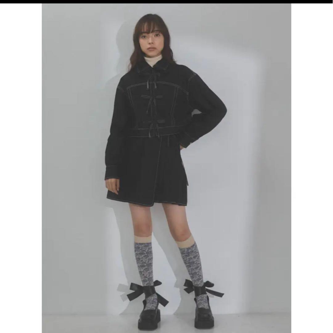 メリージェ二ー ribbonサボ ブラック