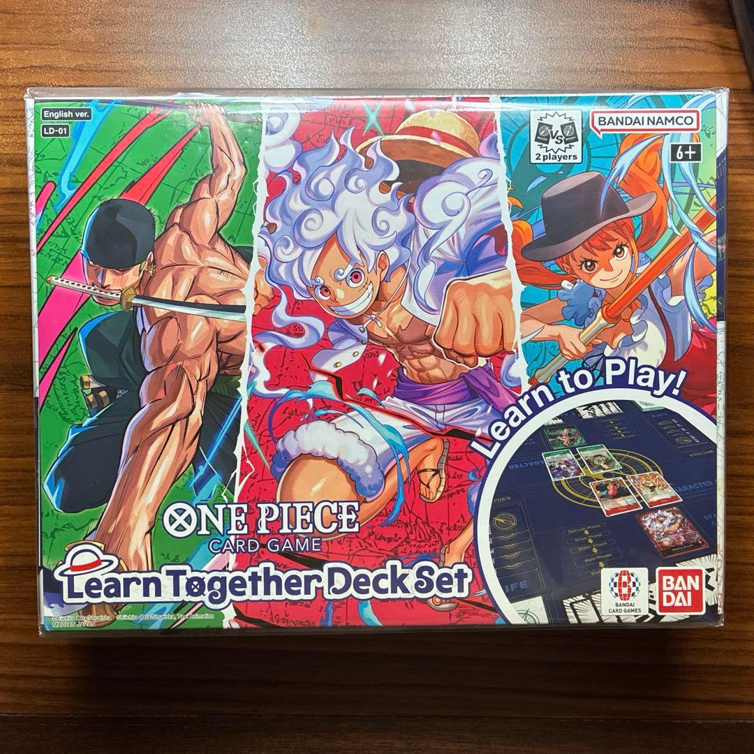 【未開封】ワンピースカードゲーム Learn Together Deck Set 未開封】ワンピースカードゲーム Learn Together Deck Set - メルカリ