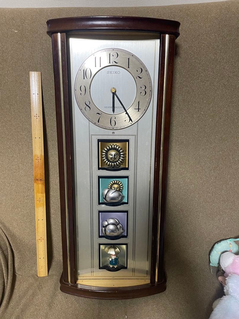 ゆうじさん専用【入手困難！】SEIKO からくり時計　天気予報　天候　動作確認済