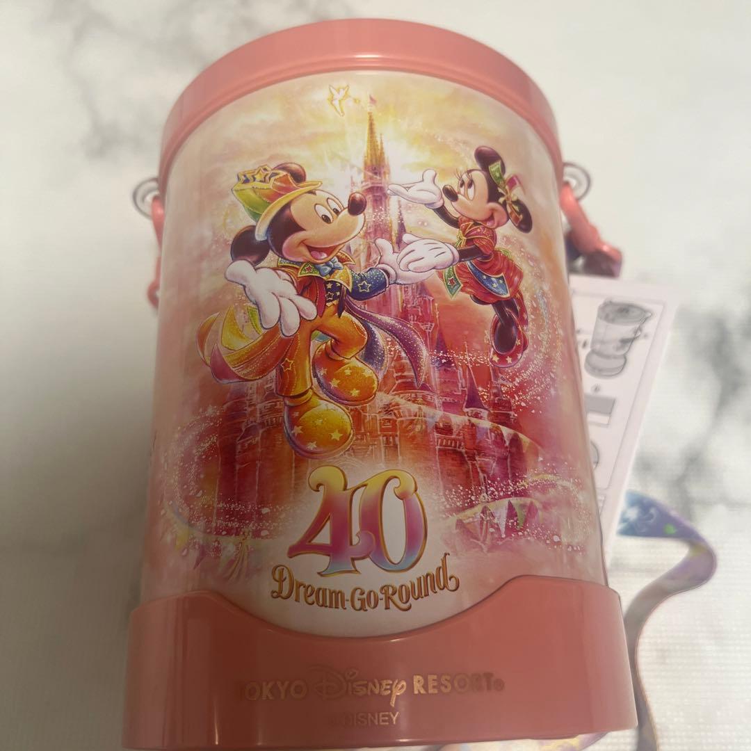 ディズニー40周年ポップコーンバケツ
