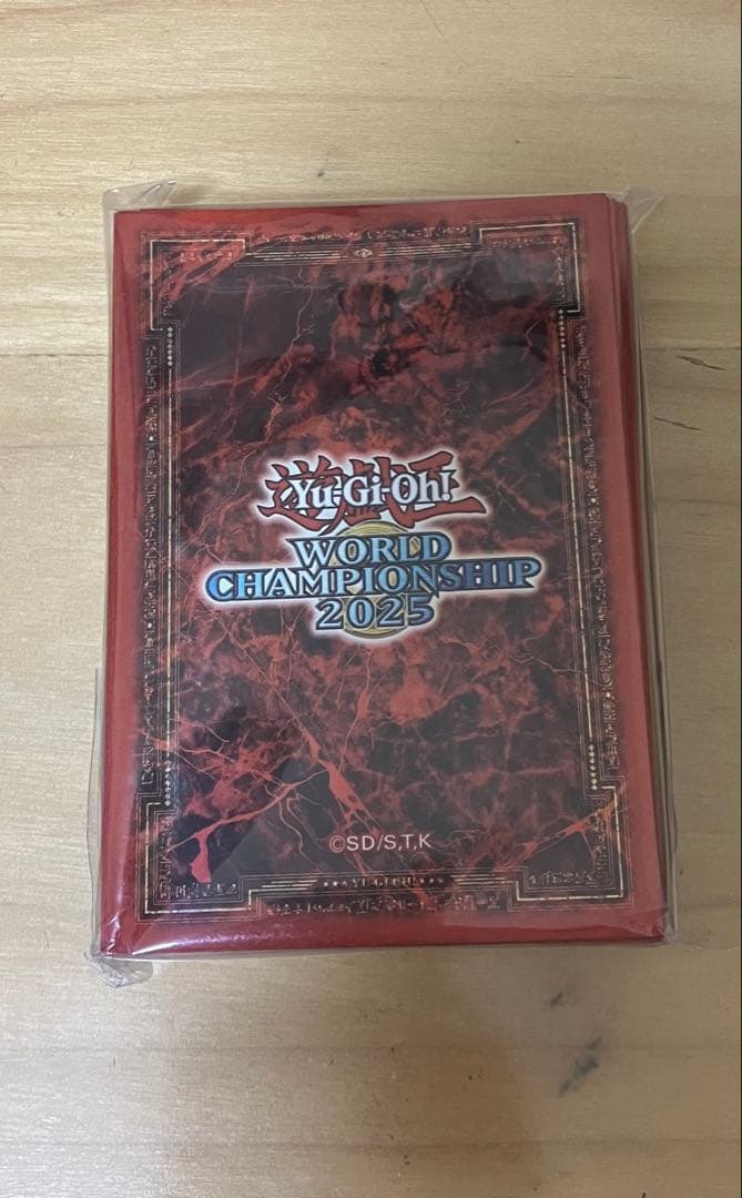 遊戯王 WCS2025 スリーブ赤 公式100枚入り
