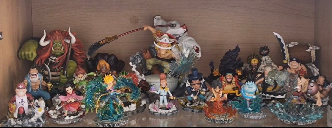 翌日発送　YZ　白ひげ海賊団　隊長16人　ワンピース　フィギュア　ガレージキット