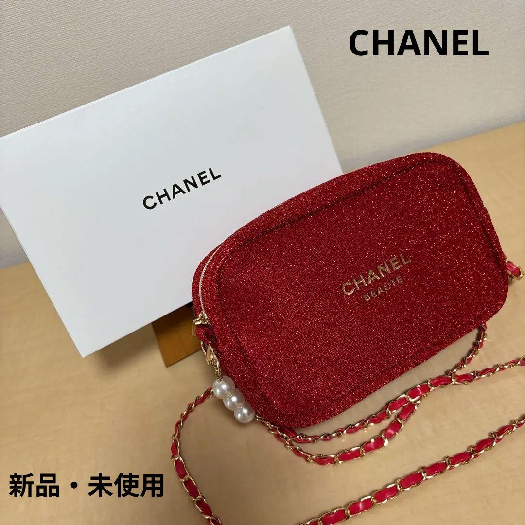 ★★本日限定価格★★　CHANEL BEAUTE レッドポーチ 新品・未使用