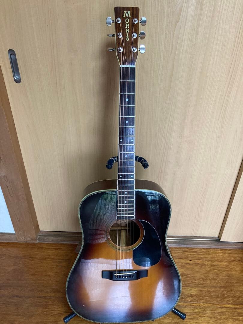 Morris アコースティックギター モーリスジャパンヴィンテージハードケース付