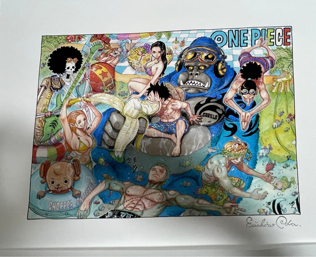 全世界限定20部のみ】ワンピース 漫画アート NFT 集英社 尾田栄一郎