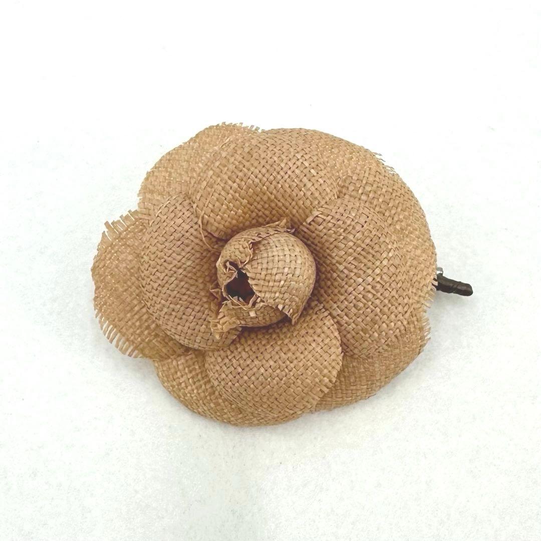 CHANEL シャネル カメリア ブローチ コサージュ ベージュ 保存箱付き